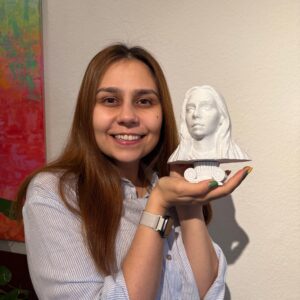 Personalisierte Büste im römischen Stil